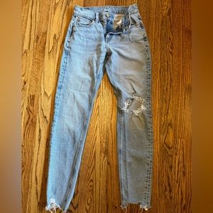 American eagle jeans. 90s skinny size 0.